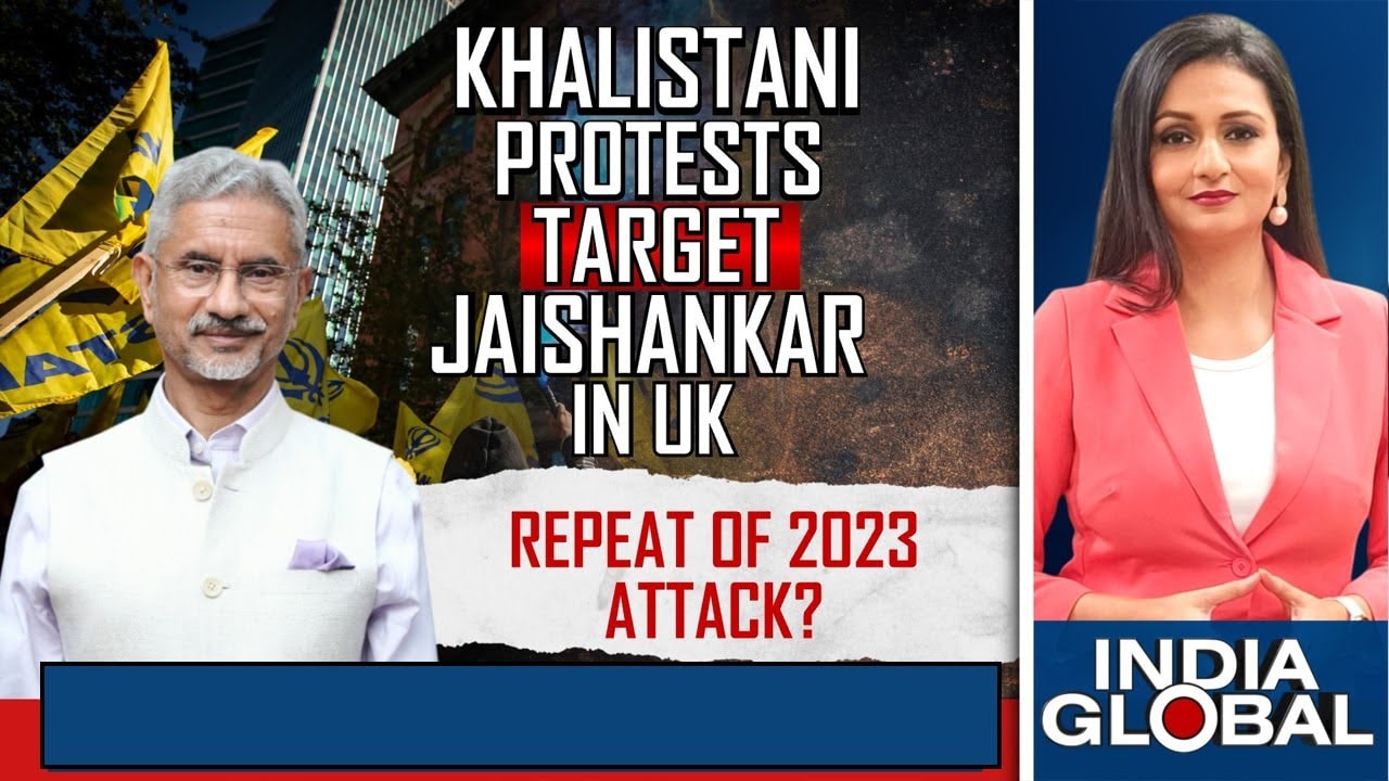 S Jaishankar News | UK Condemns S Jaishankar's Security Breach, 'Khalistani' Protests His Visit