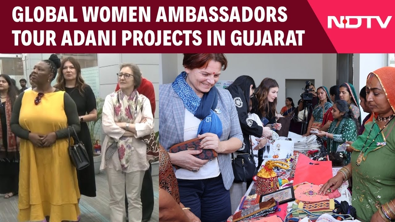 Video: Ahead of International Women's Day Global Women Ambassadors Visit Adani Projects In Gujarat, Praise Diverse Workforce