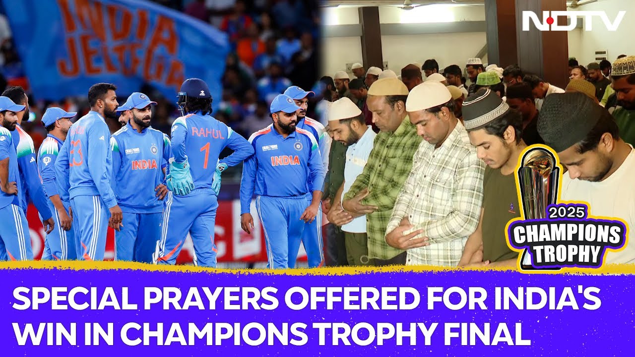Special Prayers Offered For India's Win In ICC Champions Trophy Final