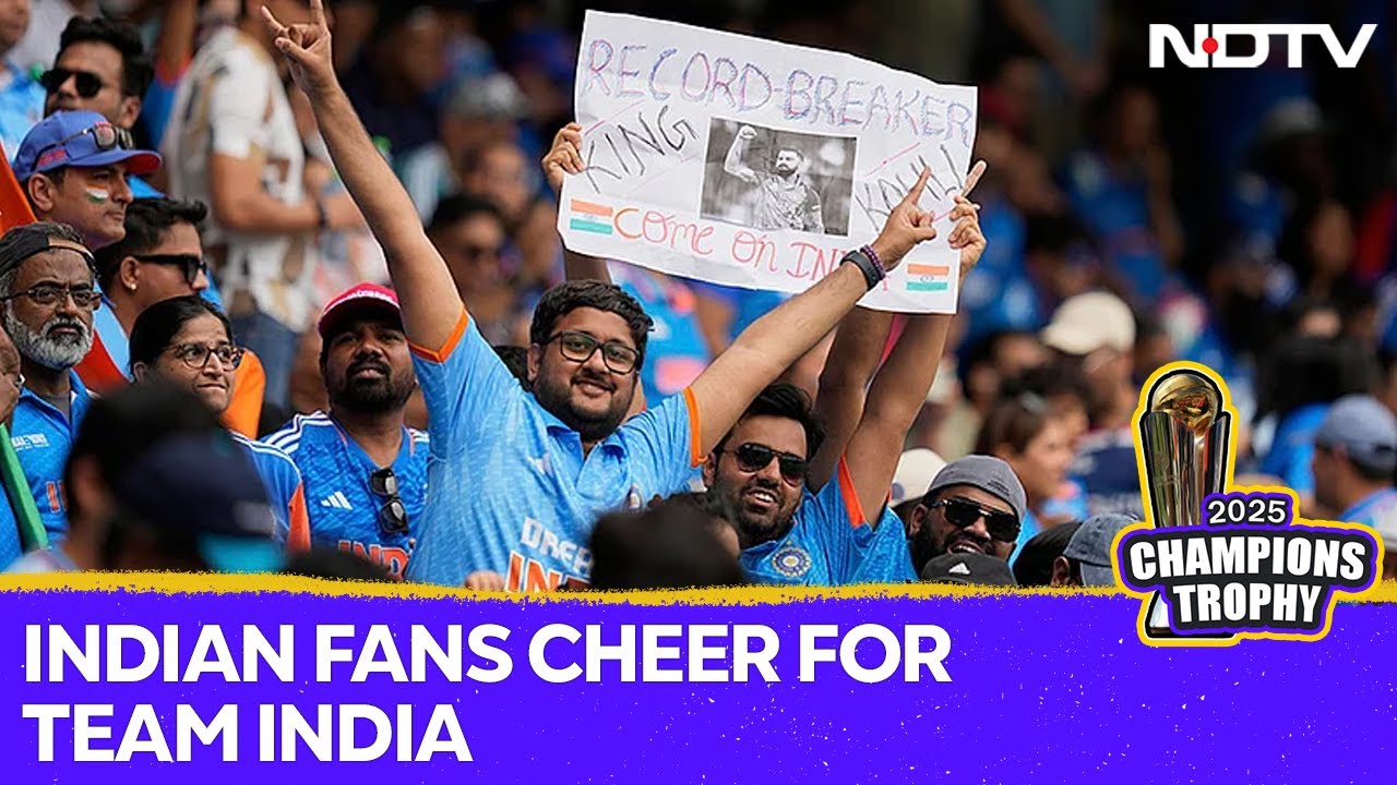 ICC Champions Trophy Finals | Indian Fans Cheer For Team India | Cricket Frenzy | India Vs NZ |