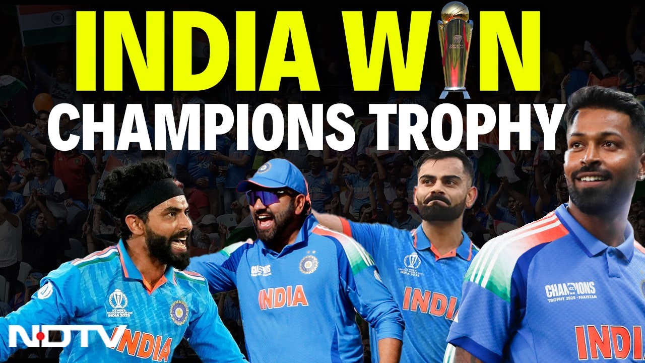 India Beat New Zealand, Wins Champions Trophy 2025 | India Win