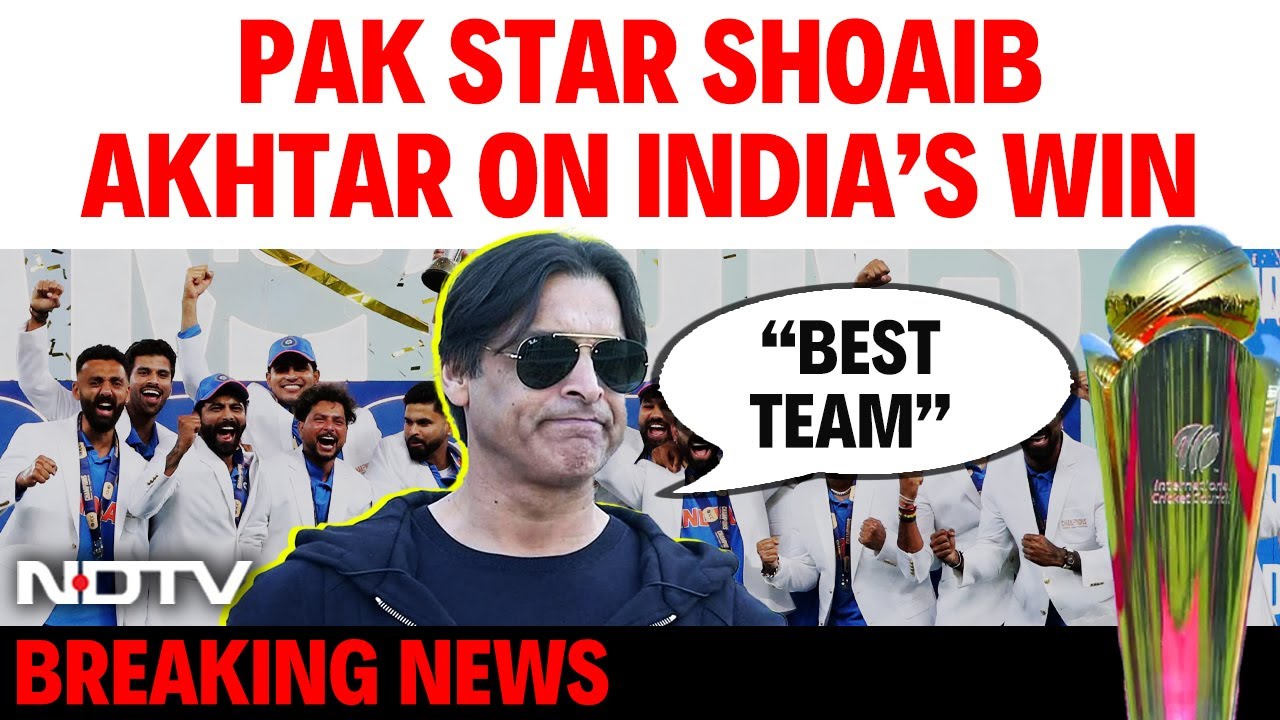 Pakistan's Shoaib Akhtar Calls India Best Team Of The Decade