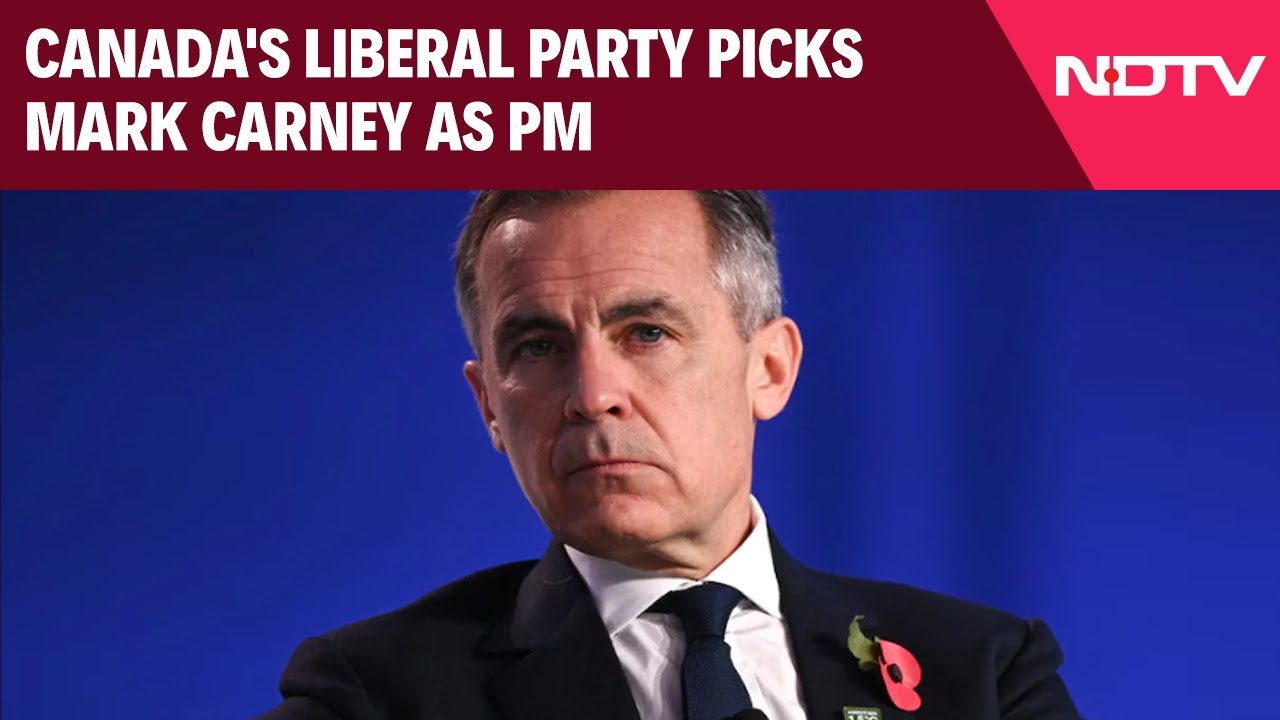 Video : Canada New PM | Canada's Liberal Party Picks Mark Carney As PM, Will Replace Justin Trudeau