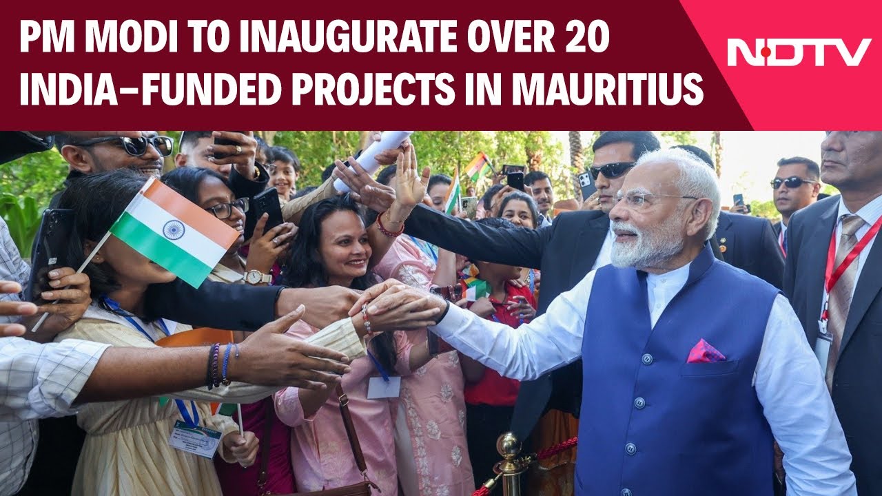 PM Modi To Inaugurate Over 20 India-Funded Projects In Mauritius