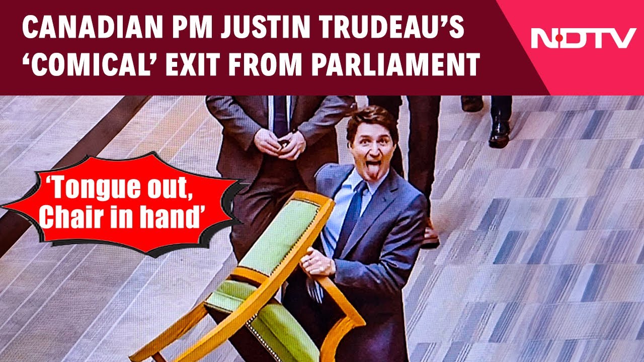 Trudeau's Playful Parliament Exit: Viral Photo After Leadership Change