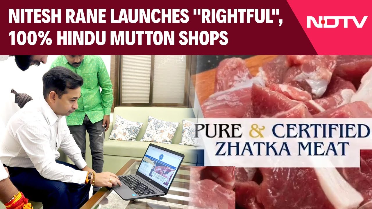 Maharashtra Minister Announces Malhar Certification Exclusively for Hindu Mutton Shops