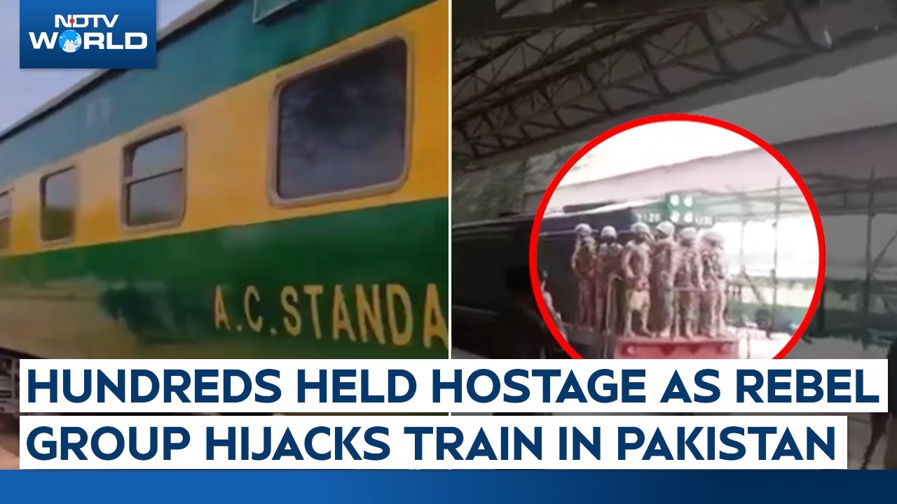 180 Passengers, Mostly Soldiers, Held Hostage As Rebels Hijack Train In Pak