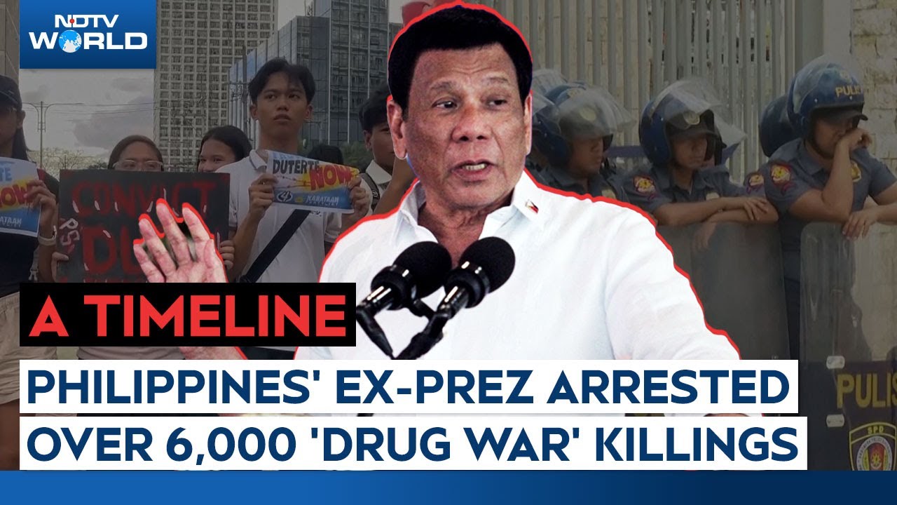 Philippines' Ex-Prez Arrested By ICC Over 'Drug War' Killings