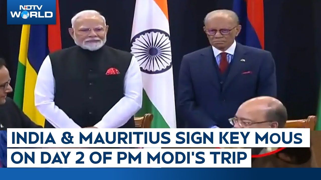 PM Modi In Mauritius: India & Mauritius Sign Key MoUs On Day 2 Of PM Modi's Mauritius Trip