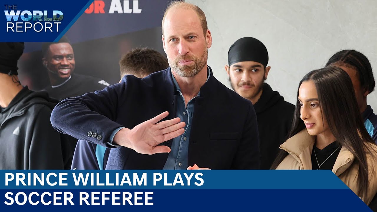 Video: Prince William Visits Referee Training Course In Walsall, United Kingdom | The World Report