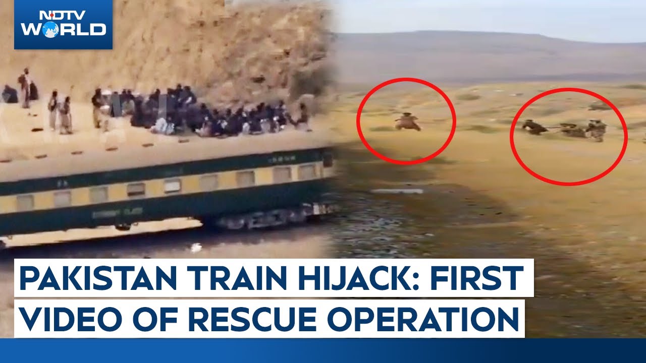 Pakistan Train Hijack: First Video Of Rescue Operation In Balochistan