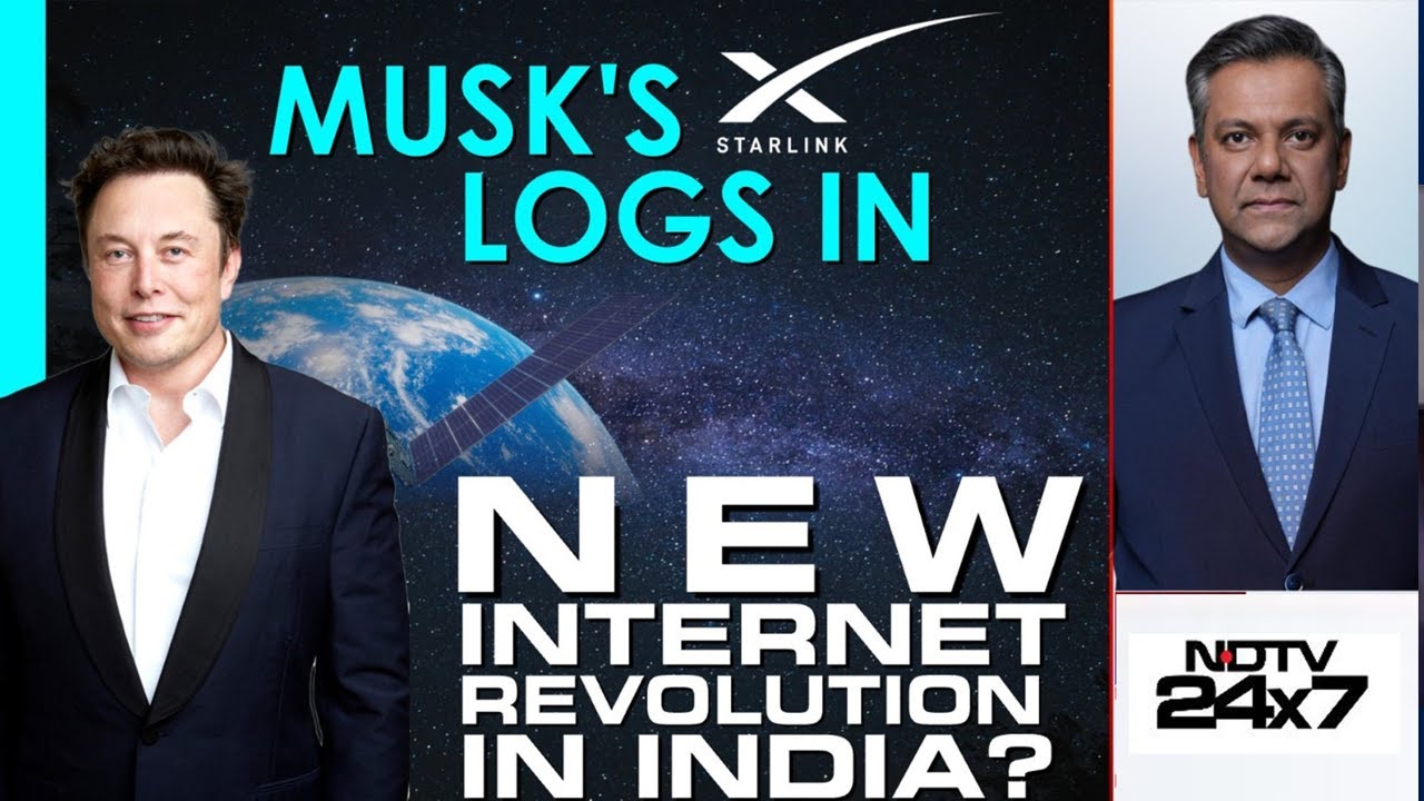 Video : Musk's Starlink Logs In, New Internet Revolution In India? | Musk | Starlink