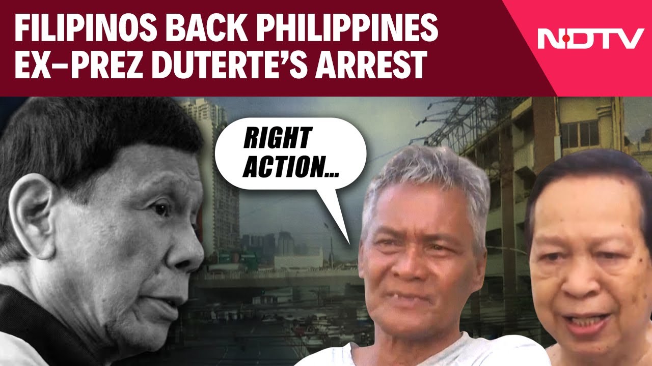 Filipinos Back Philippines Ex-prez Duterte's Arrest In 'War On Drugs' Case: "Thankful, Right..."