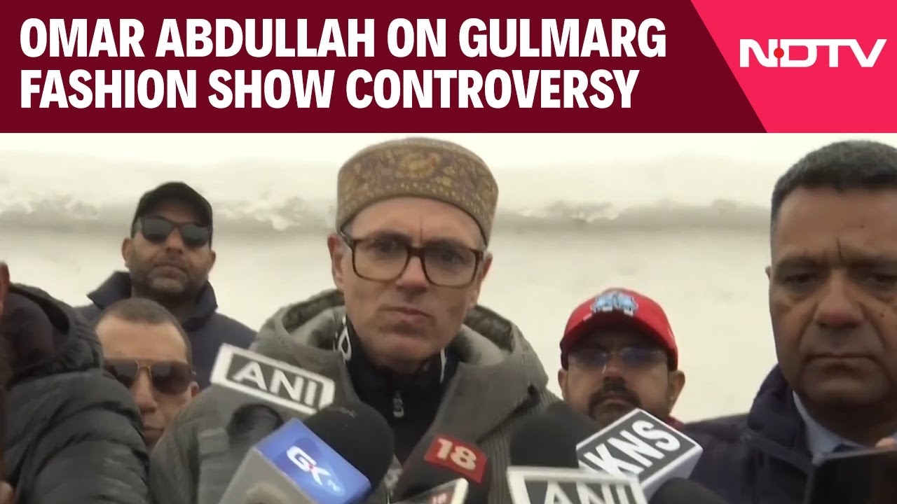 Video: Omar Abdullah Breaks Silence On Gulmarg Fashion Show Controversy