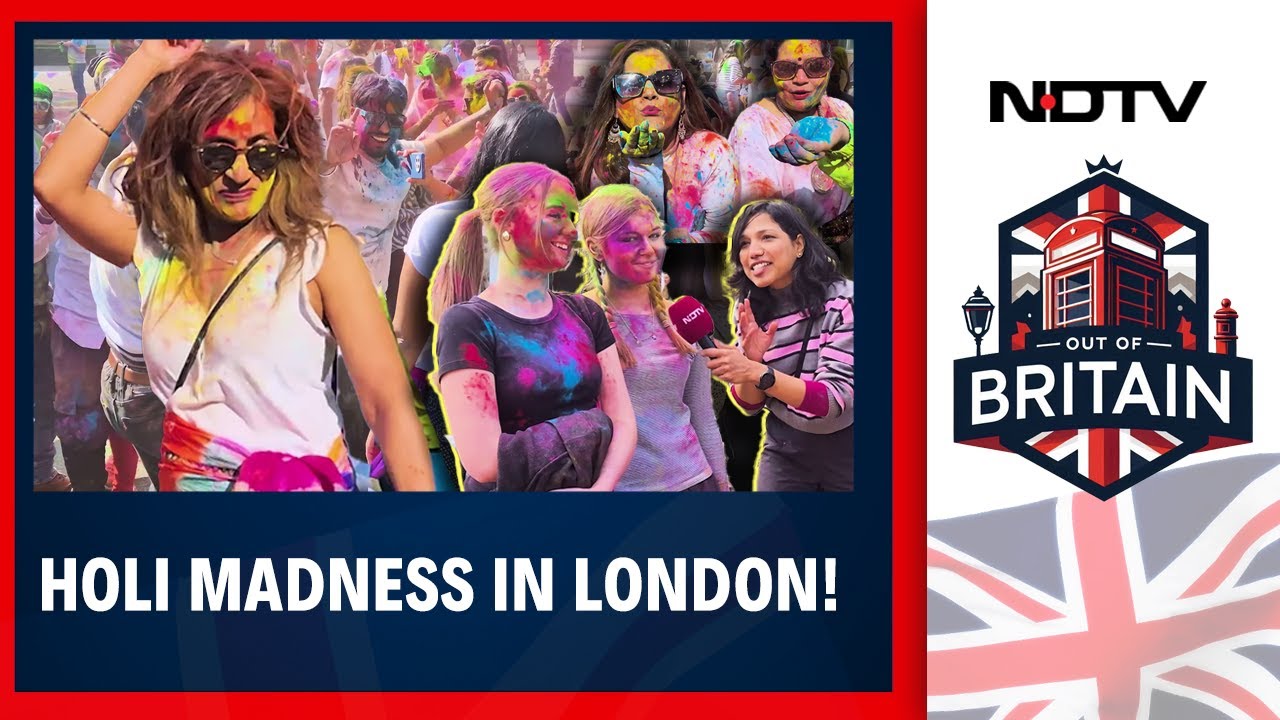 Video : Holi Celebrations In London: Britain's Capital Lights Up With Holi Festivities