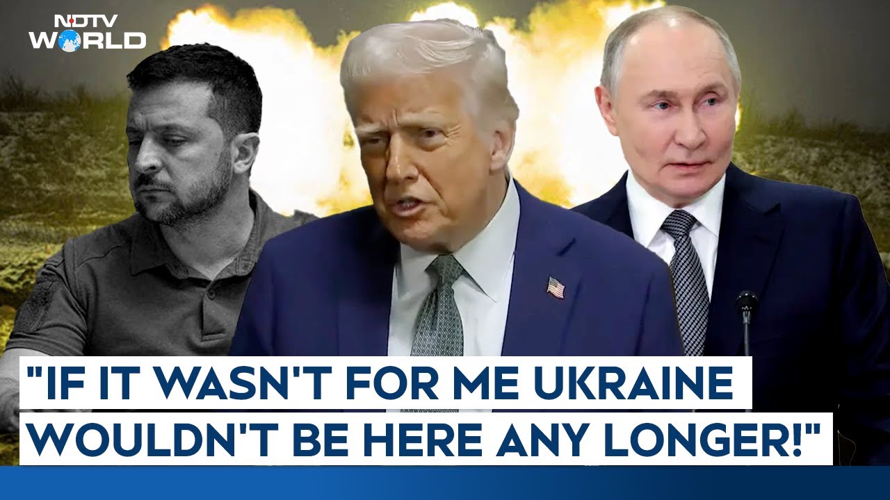 Trump Putin Call | "Ukraine's Surrounded, If It Wasn't For Me...": Trump Ahead Of Putin Call