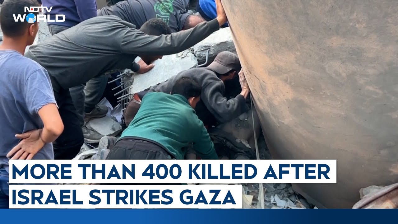 More Than 400 Killed As Israel Launches Airstrikes Across Gaza