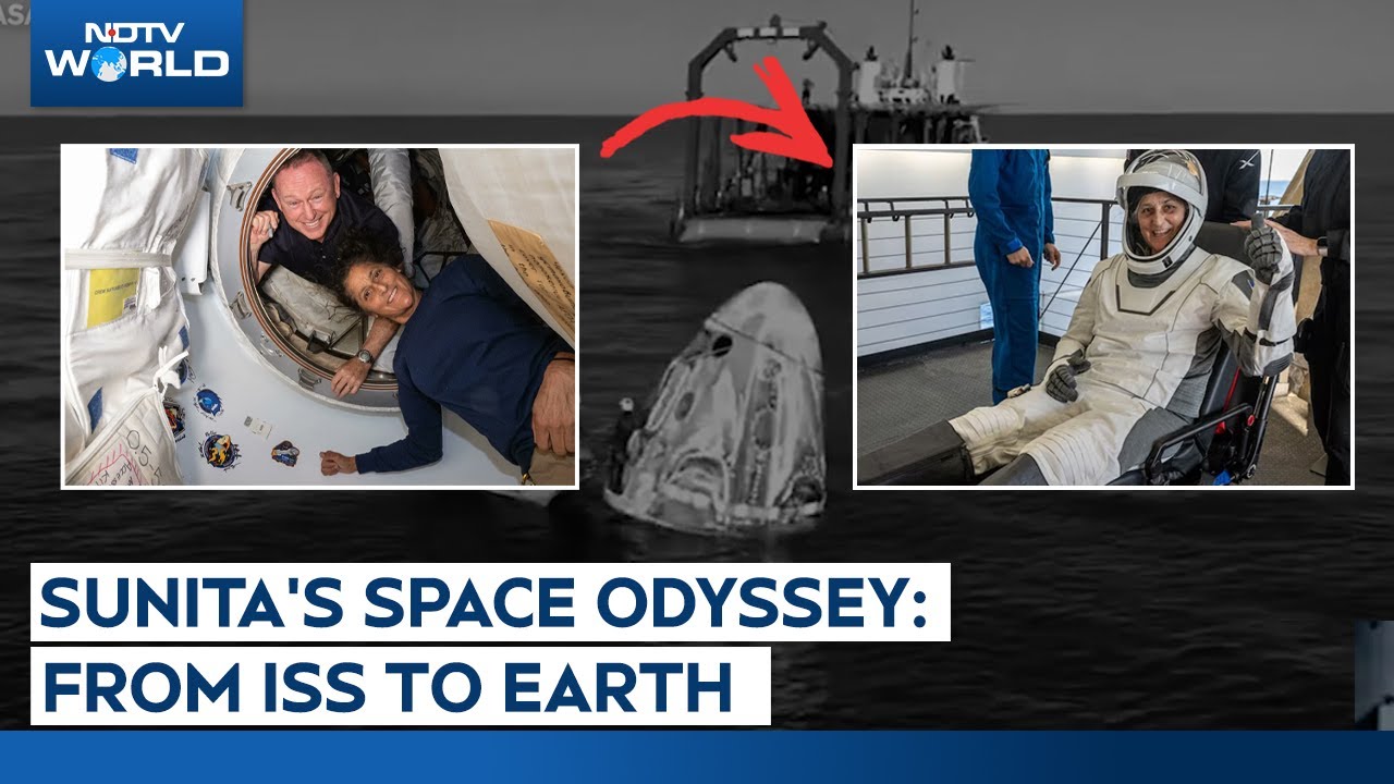 Sunita Williams Landing | NASA Astronauts Sunita Williams & Butch Wilmore Return To Earth Sunita Williams Landing | NASA Astronauts Sunita Williams & Butch Wilmore Return To Earth