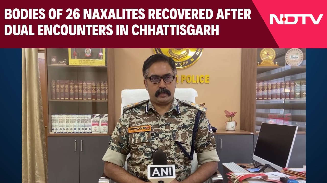 Security Forces Recover Bodies Of 26 Naxalites After Dual Encounters In Chhattisgarh