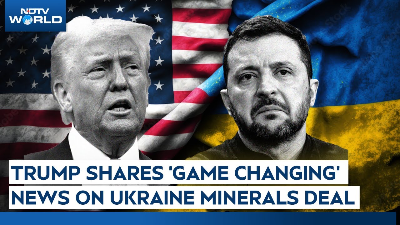Trump To Sign Ukraine Minerals Deal Soon, Says Peace Efforts Going Well