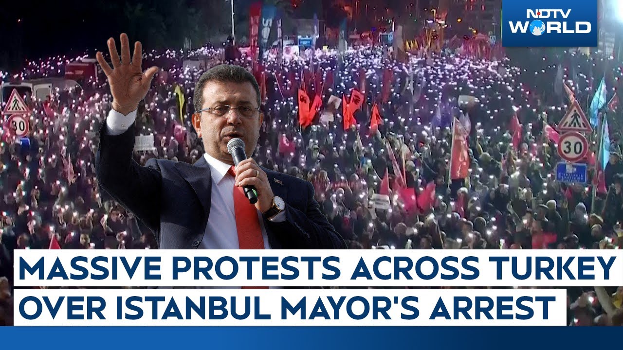 Istanbul News | Thousands Rally Across Turkey Over Mayor Ekrem İmamoğlu's Arrest