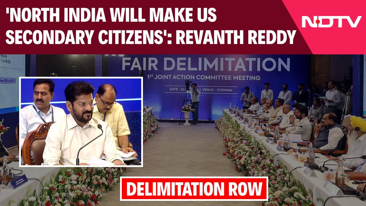 Delimitation Row | 'Population-Based Delimitation Will Make Us Secondary Citizens': Revanth Reddy