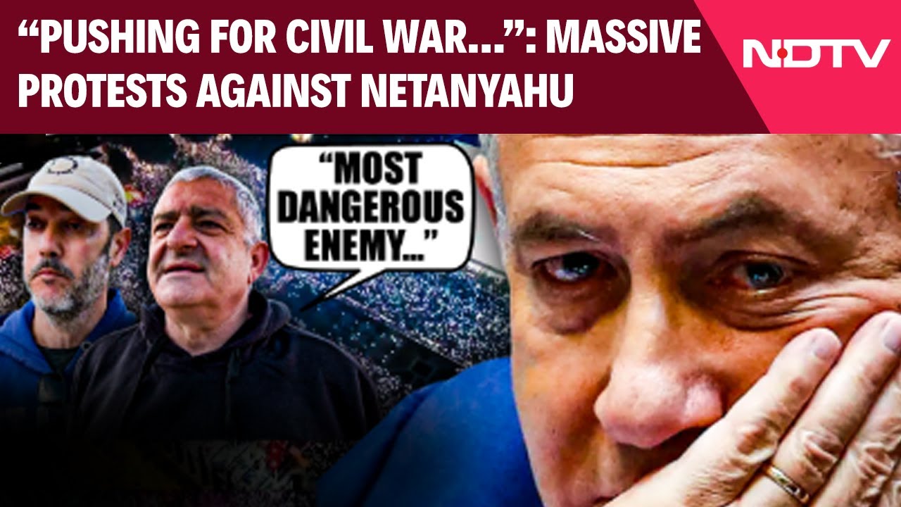 Isrsel News | Massive Protests Against Netanyahu: "Openly Pushing For Civil War..."