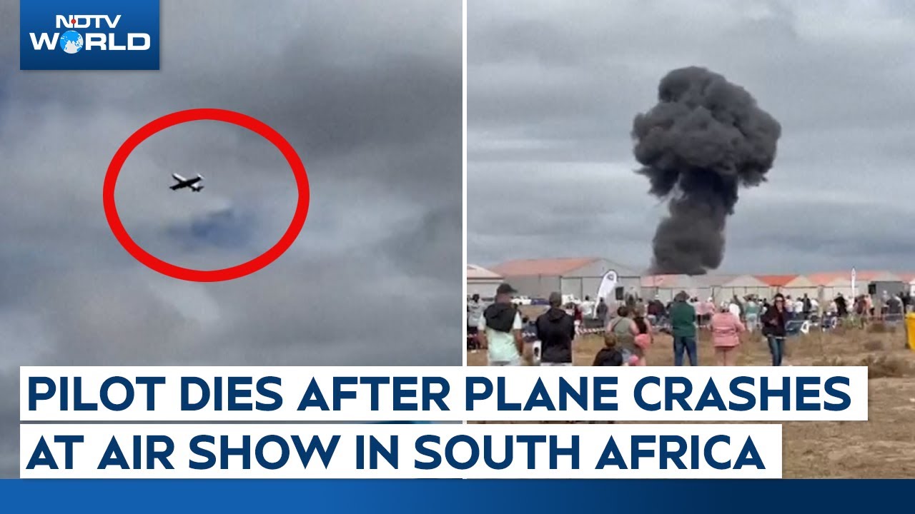 Viral Video: Pilot Dies After Plane Crashes At Air Show In South Africa