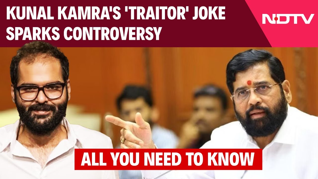 Video : Kunal Kamra's 'Traitor' Jibe At Eknath Shinde Sparke Huge Controversy