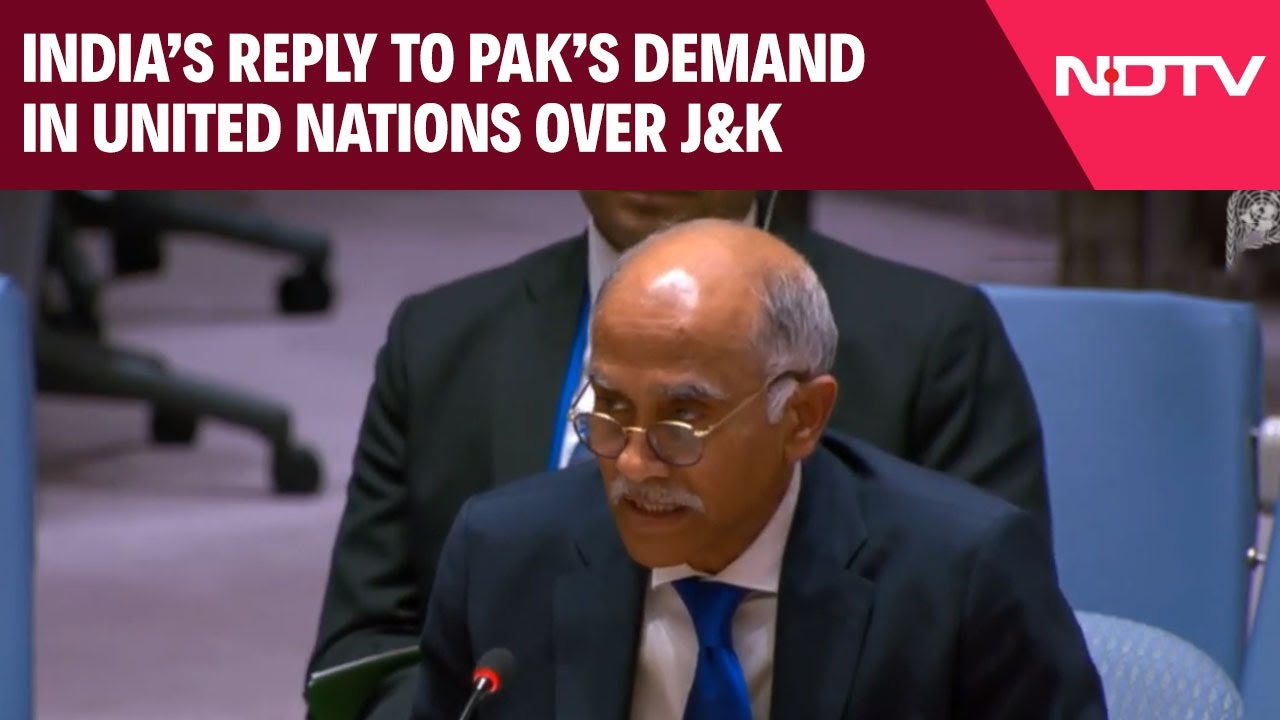India Replies To Pak’s Demand In United Nations Over Jammu And Kashmir