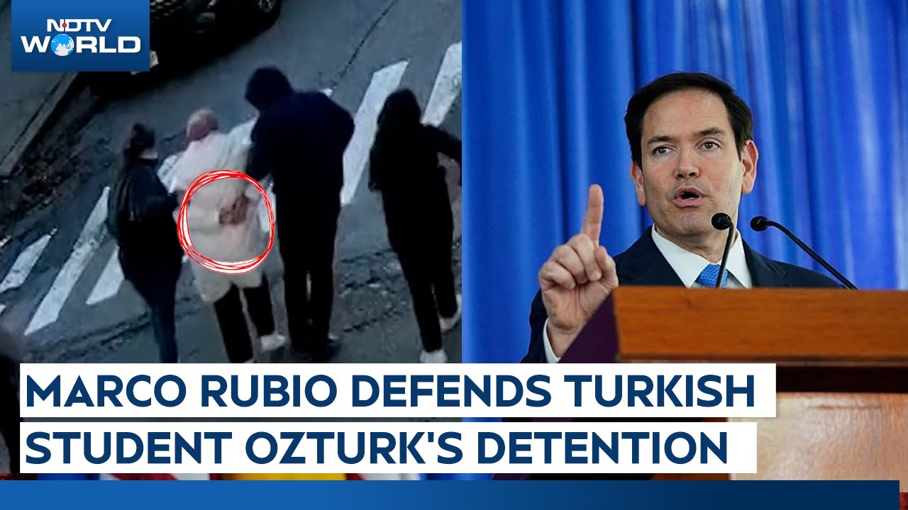 Marco Rubio Justifies Turkish Student Rumeysa Ozturk's Detention