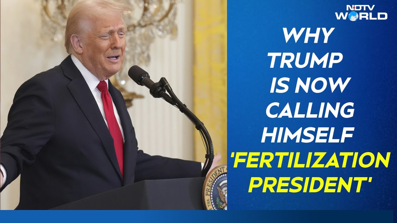 Trump Calls Himself 'Fertilisation President' At White House's Women History Month Event