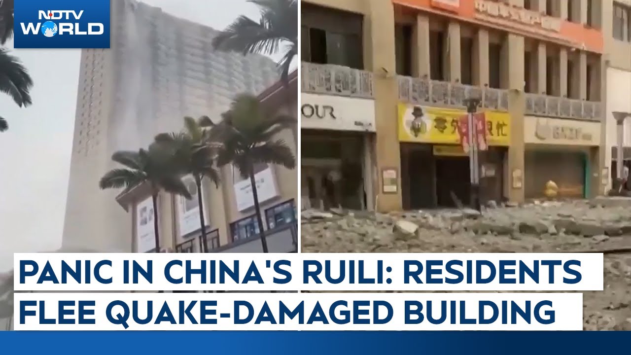 China Earthquake Today | Panic In China's Ruili: Residents Flee Quake ...