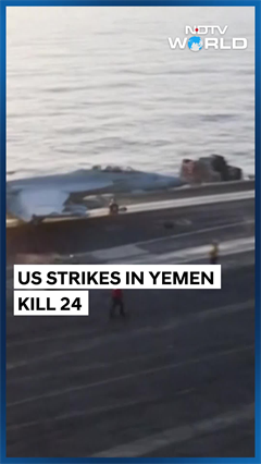 Houthi Rebels | US Strikes In Yemen Kill 24, Donald Trump Warns Houthis "Their Time Is Up"