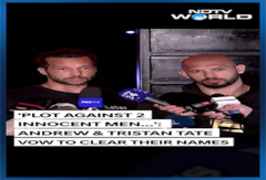 Andrew Tate News | 'Plot Against 2 Innocent Men': Andrew & Tristan Tate Vow To Clear Their Names Andrew Tate News | 'Plot Against 2 Innocent Men': Andrew & Tristan Tate Vow To Clear Their Names