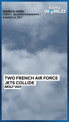 French Air Force Jets Collide Mid Air, Pilots Miraculously Survive