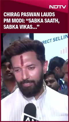 "Sabka Saath, Sabka Vikas...": Chirag Paswan Lauds PM Modi