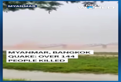 Over 150 Killed, Hundreds Injured As Massive Earthquakes Hit Myanmar, Bangkok Over 150 Killed, Hundreds Injured As Massive Earthquakes Hit Myanmar, Bangkok