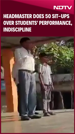 Headmaster Does 50 Sit-Ups Over Students' Performance, Indiscipline
