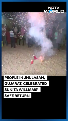 Sunita Williams Return | People Of Sunita Williams' Ancestral Village Celebrated Her Safe Return