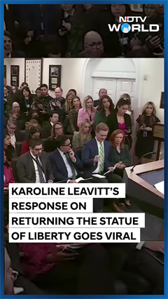 Karoline Leavitt's Response On Returning The Statue of Liberty Goes Viral