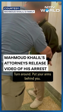 Pro-Palestinian Activist's Attorneys Release Video Of His Arrest Pro-Palestinian Activist's Attorneys Release Video Of His Arrest