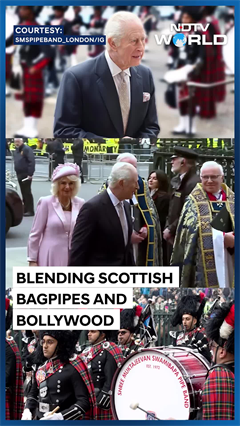 Indian Band Play 'Dhoom Machale' To Welcome King Charles At Event Indian Band Play 'Dhoom Machale' To Welcome King Charles At Event