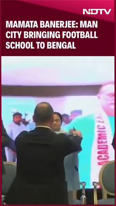Mamata Banerjee Announces Manchester City Sports School Collaboration In Bengal
