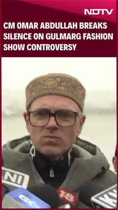 Video: CM Omar Abdullah Breaks Silence On Gulmarg Fashion Show Controversy