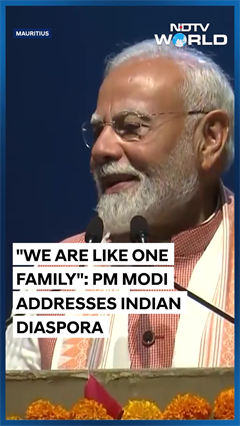 PM Modi In Mauritius | "Mauritius Not Just Partner Country, It Is Family": PM To Indian Community