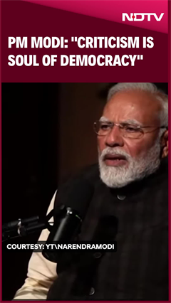 PM Modi On Lex Fridman Podcast | PM Modi: "Criticism Is Soul Of Democracy" PM Modi On Lex Fridman Podcast | PM Modi: "Criticism Is Soul Of Democracy"