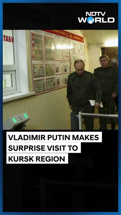 Vladimir Putin Visits Kursk Region For First Time Since Ukraine Attacked It, Calls For 'Liberation' Vladimir Putin Visits Kursk Region For First Time Since Ukraine Attacked It, Calls For 'Liberation'