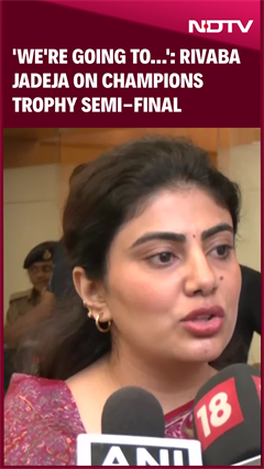 Rivaba Jadeja On Champions Trophy Semi-Final: "We're Going To..."