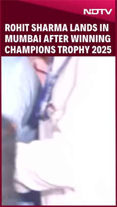 Indian Captain Rohit Sharma lands In Mumbai After Winning Champions Trophy 2025